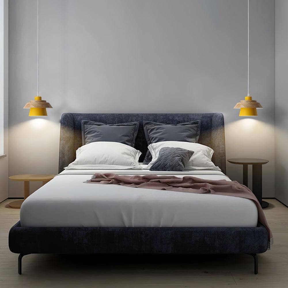 Stone Wood Pendant Lamp M419