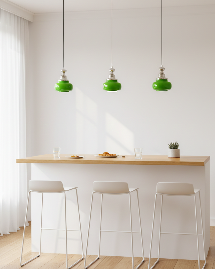 Jade Pulse Pendant Lamp D339