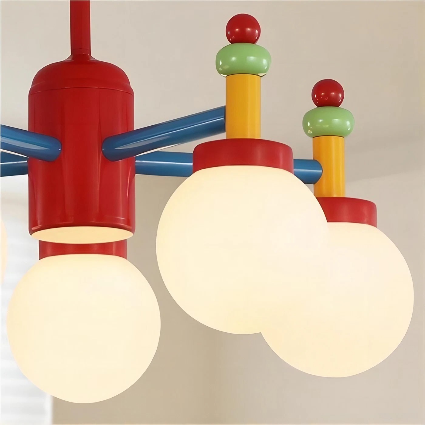 Art Decor Macaron Chandelier For Children's Room S49