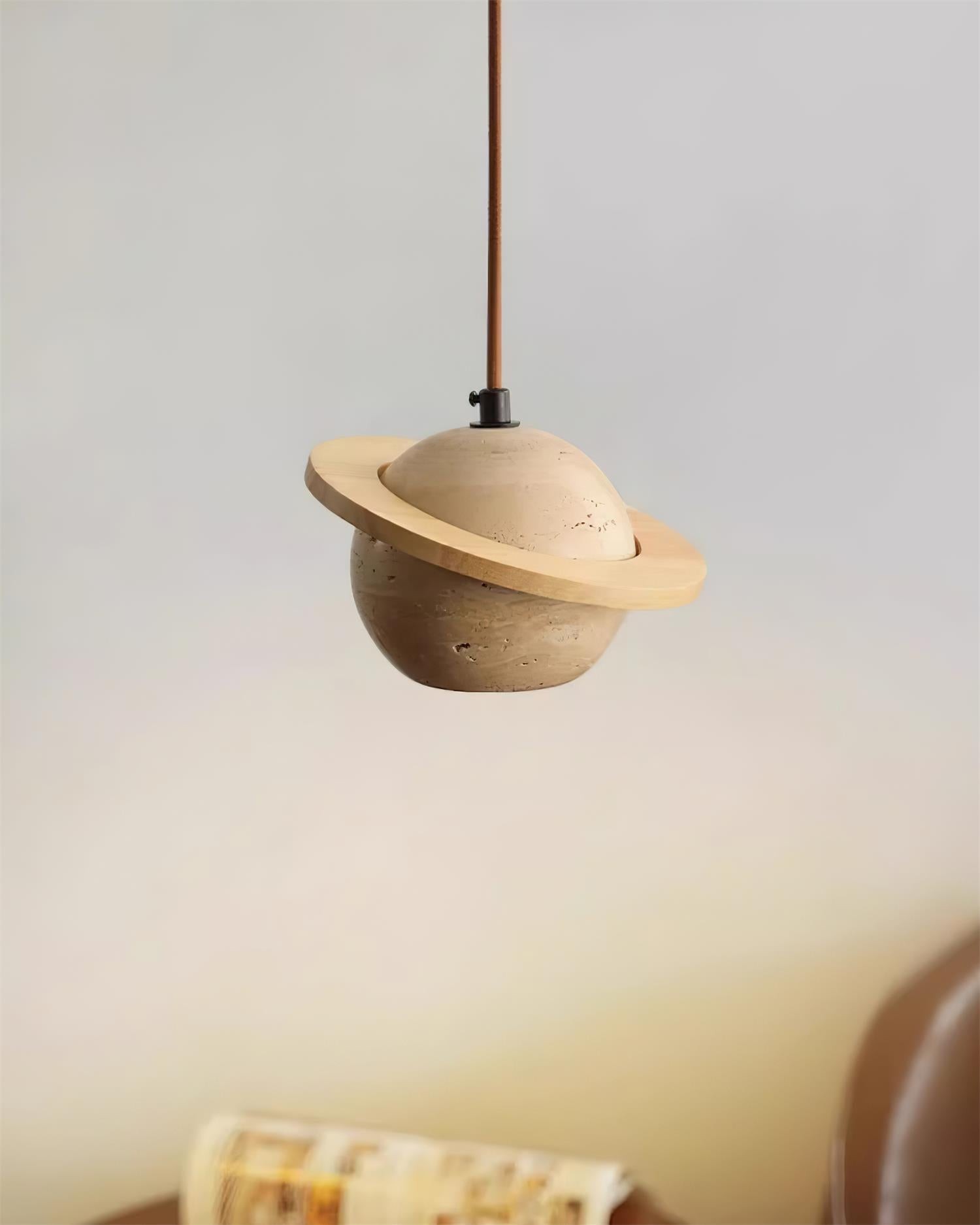 Planet Travertine Pendant Light M217