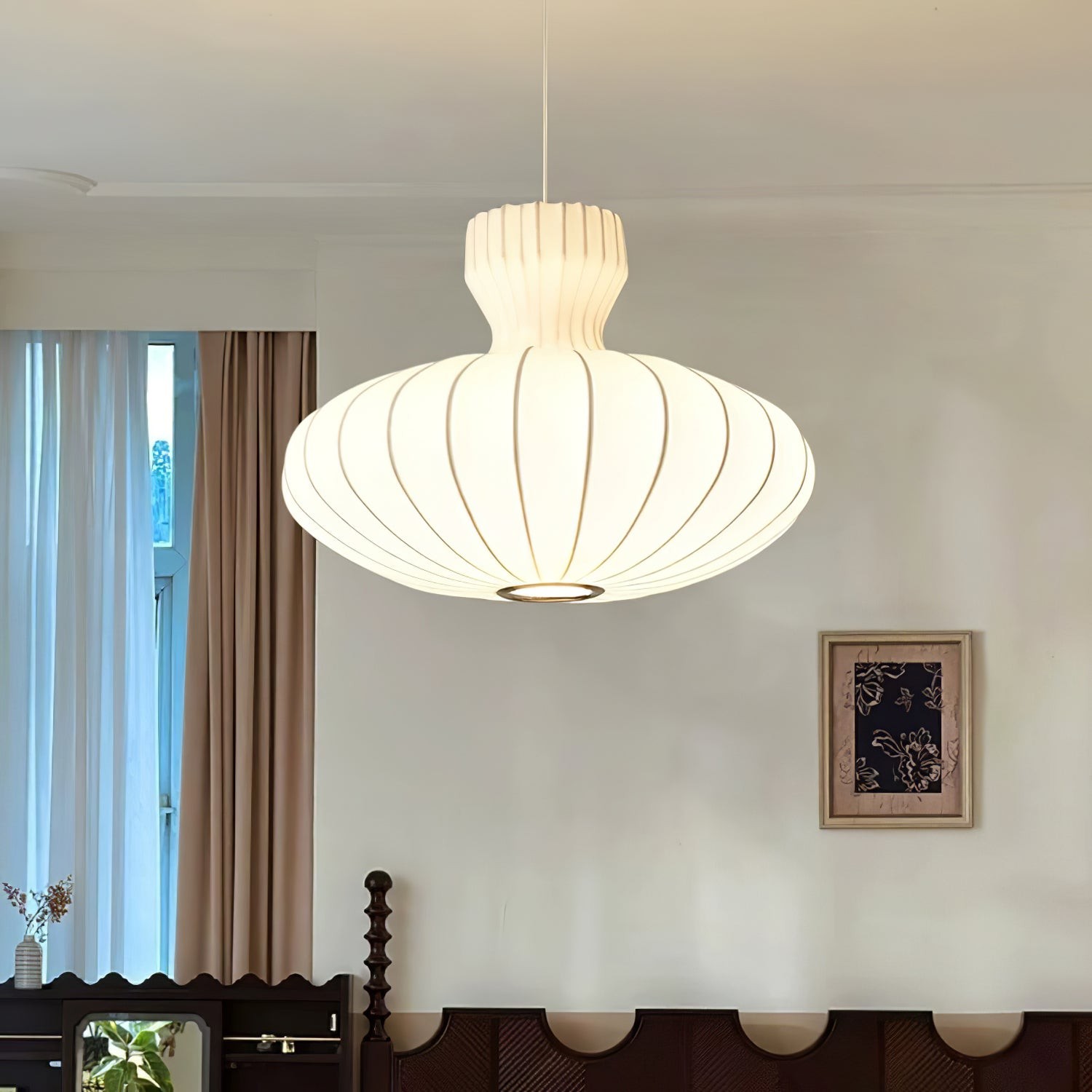 Lantern Silk Vintage Pendant Lamp M22