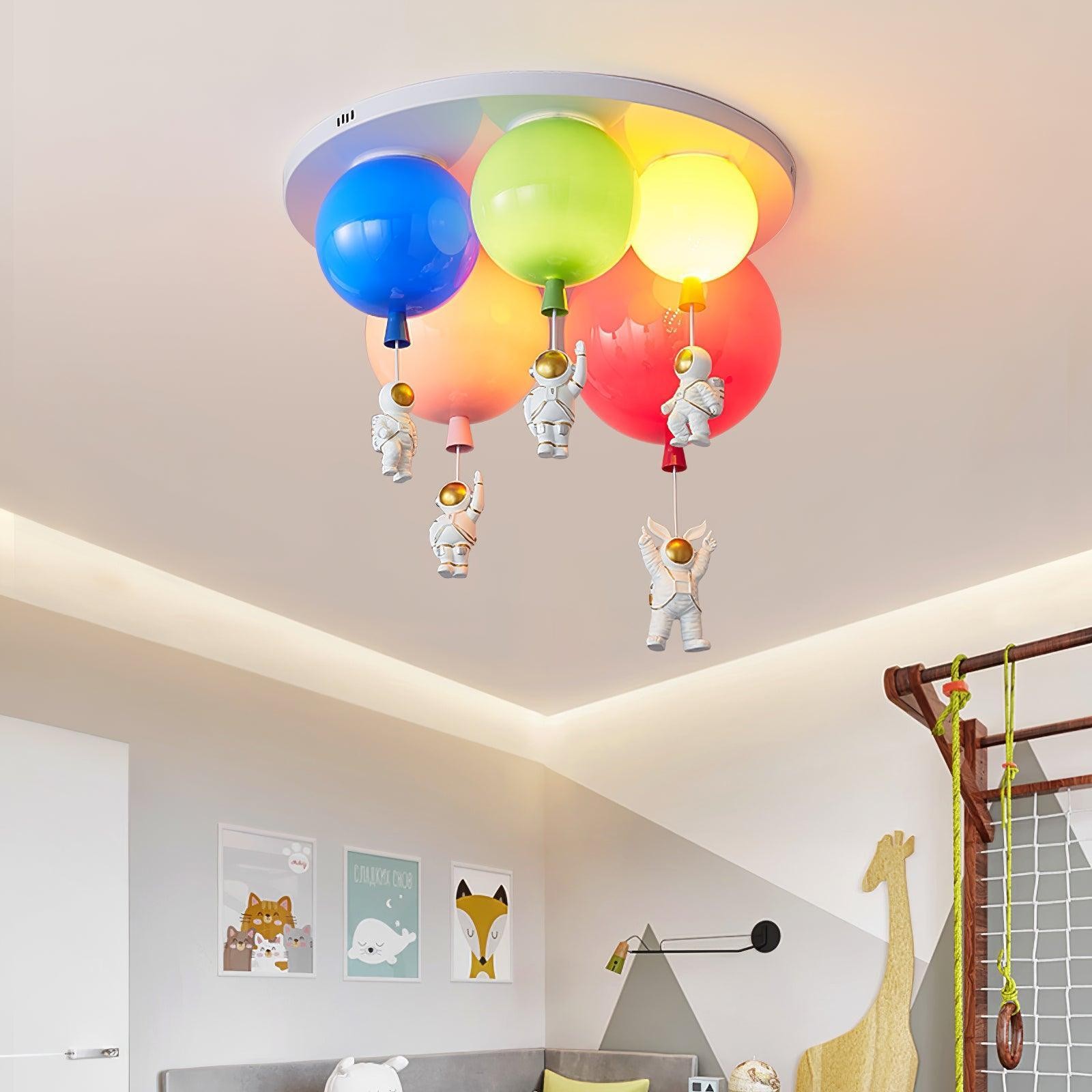 Astronaut Glossy Balloon Ceiling Lamp M494