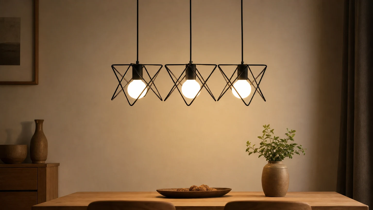 Lampa wisząca ZIG ZAG w nowoczesnym wnętrzu