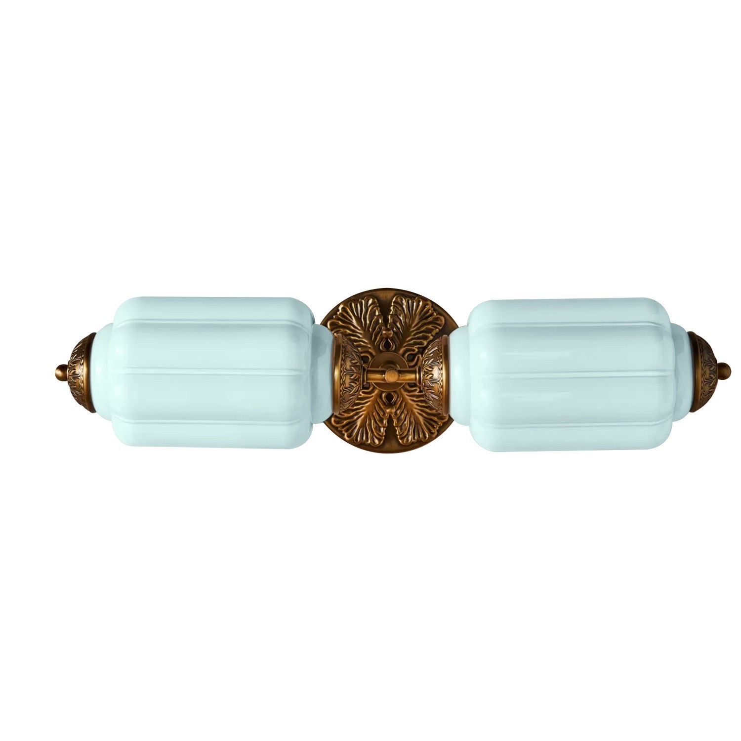 Eloise Pumkin Glass Vanity Sconce G51