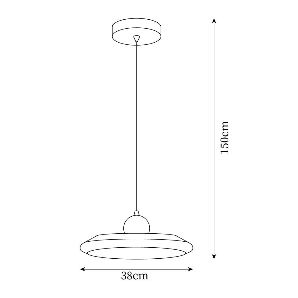 High-Grade Flying Saucer Swing Arm Pendant Lamp M284
