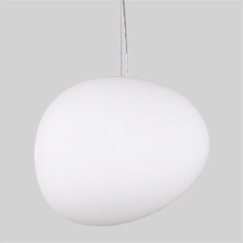 Stone Shape Opal Glass Pendant Light S05