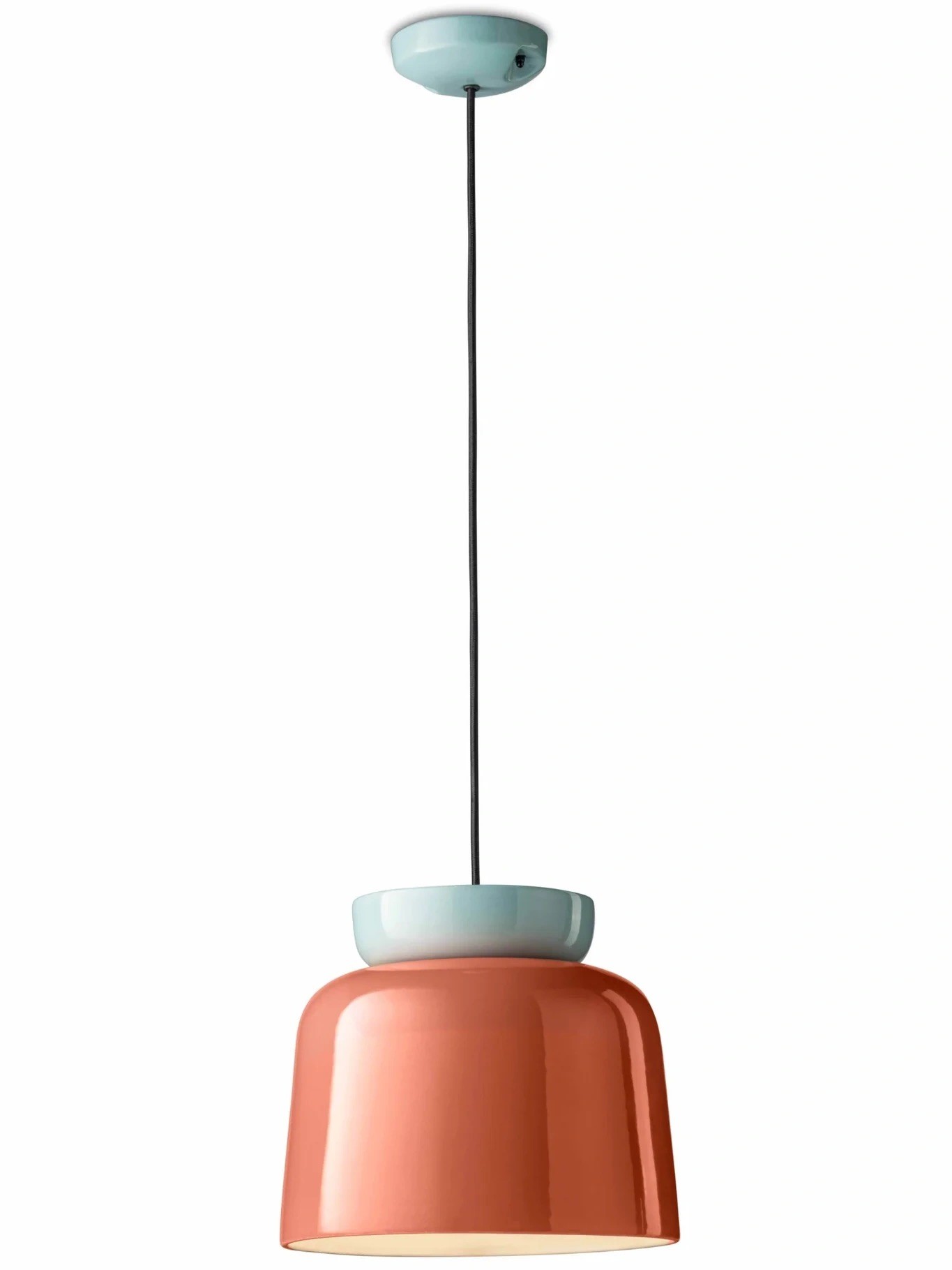 Fiesta Colorful Bowl-Shaped Ceramic Pendant Light for Dining Room T068