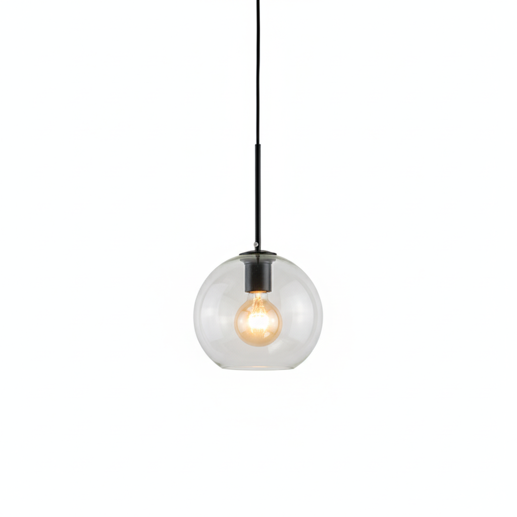 Solara Nordic Spherical Glass Pendant Light D943