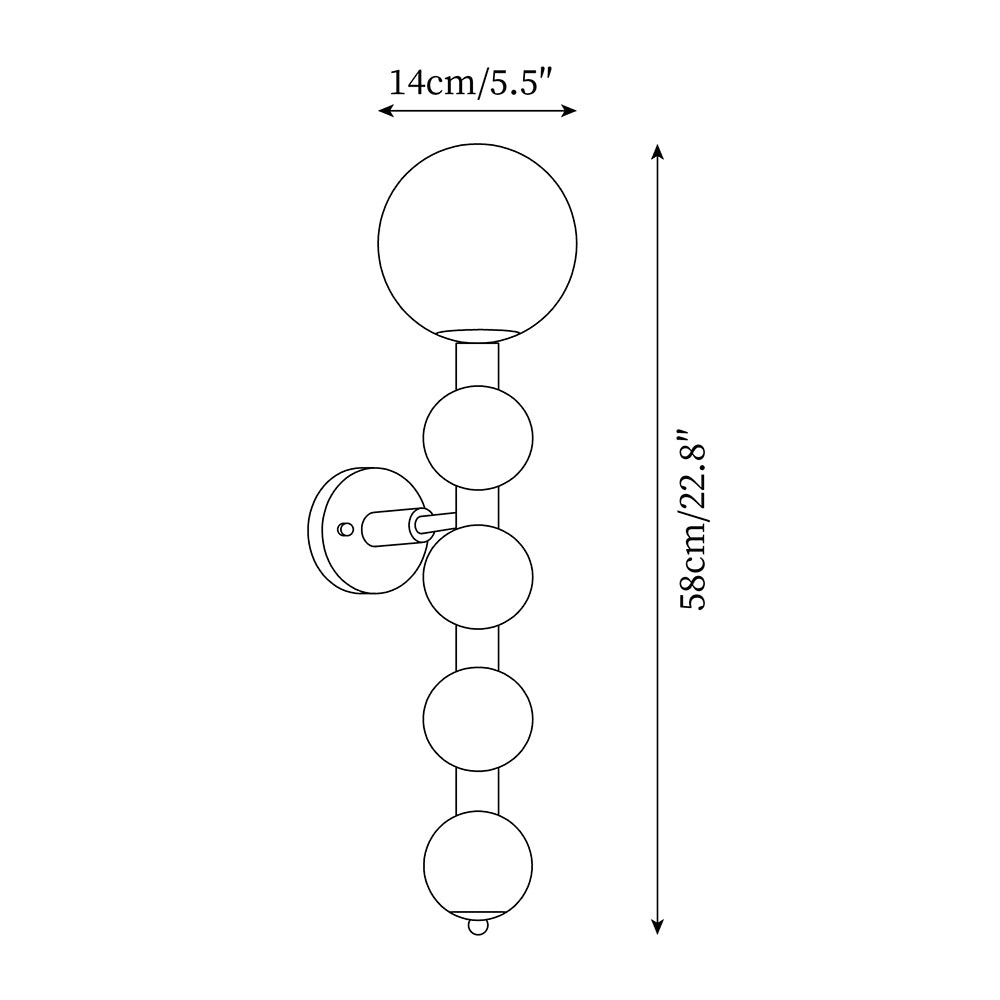 Gourd Wall Lamp P065