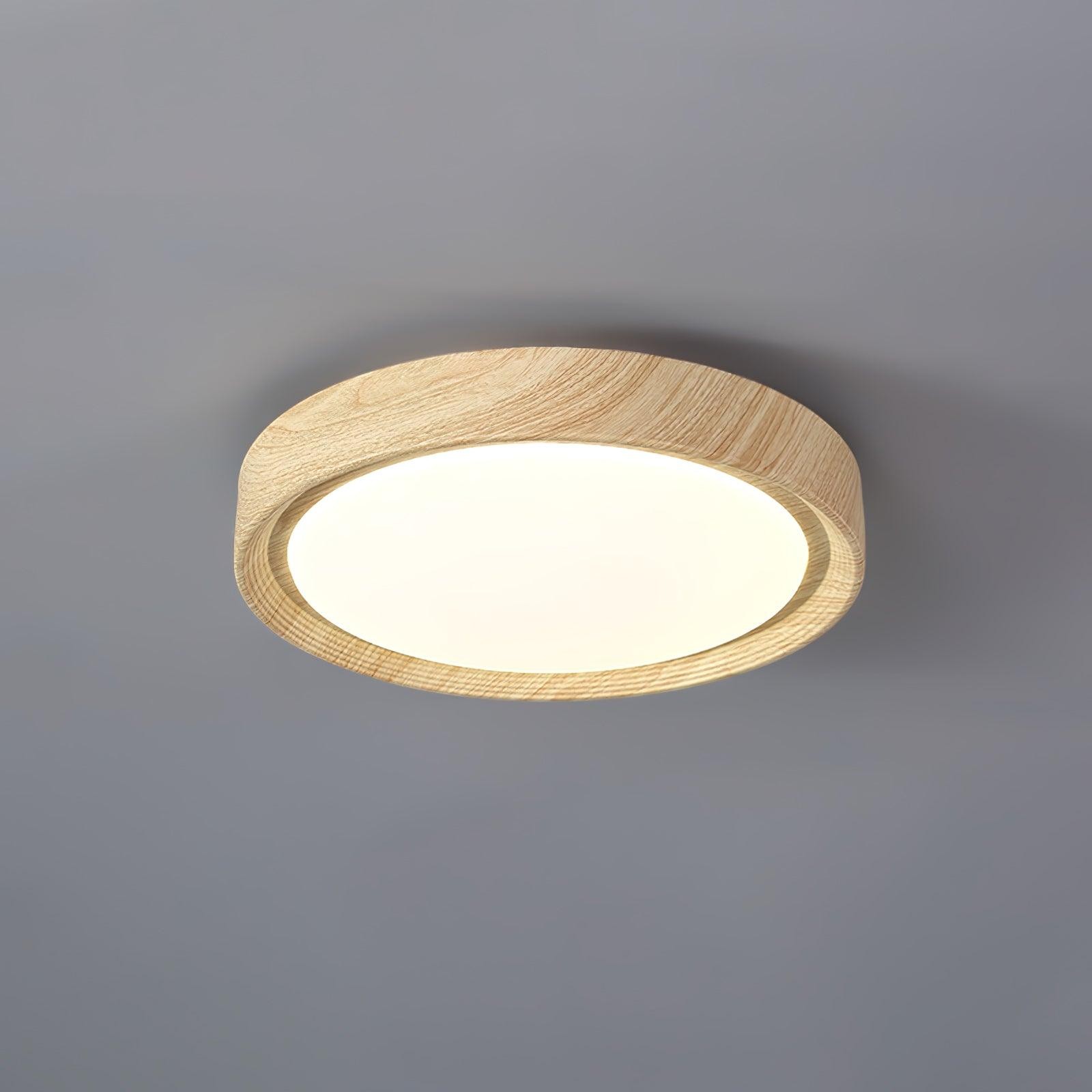 Wood Grain Round Ceiling Lamp M297