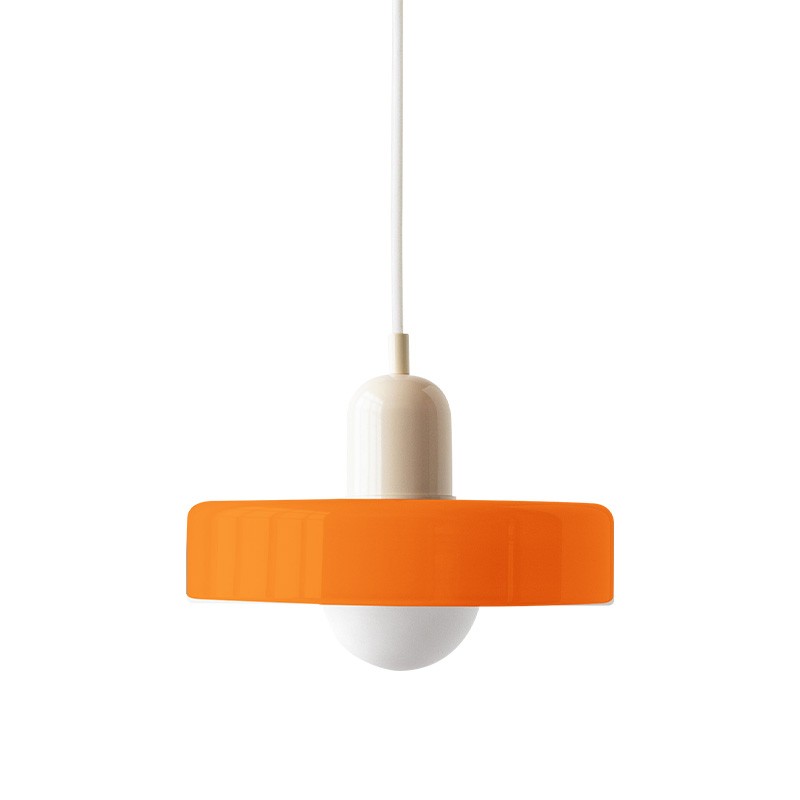 Morandi Glass Disc Orb Pendant Lamp S85