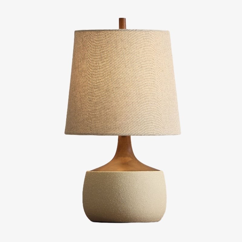 Avero Contemporary Table Lamp - Textured Cement Design for Living Room and Office T485