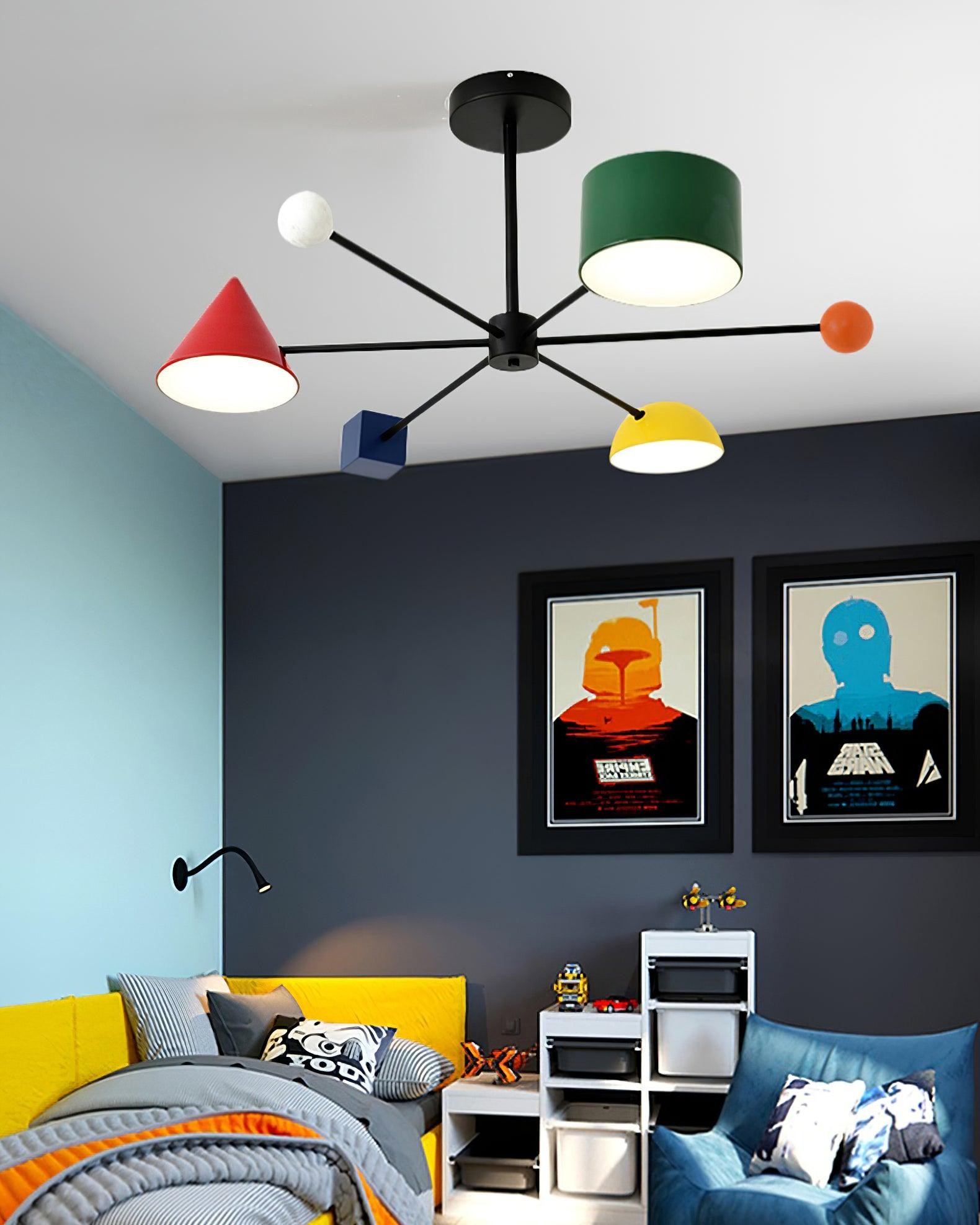 Geometric Colorful Ceiling Light M377