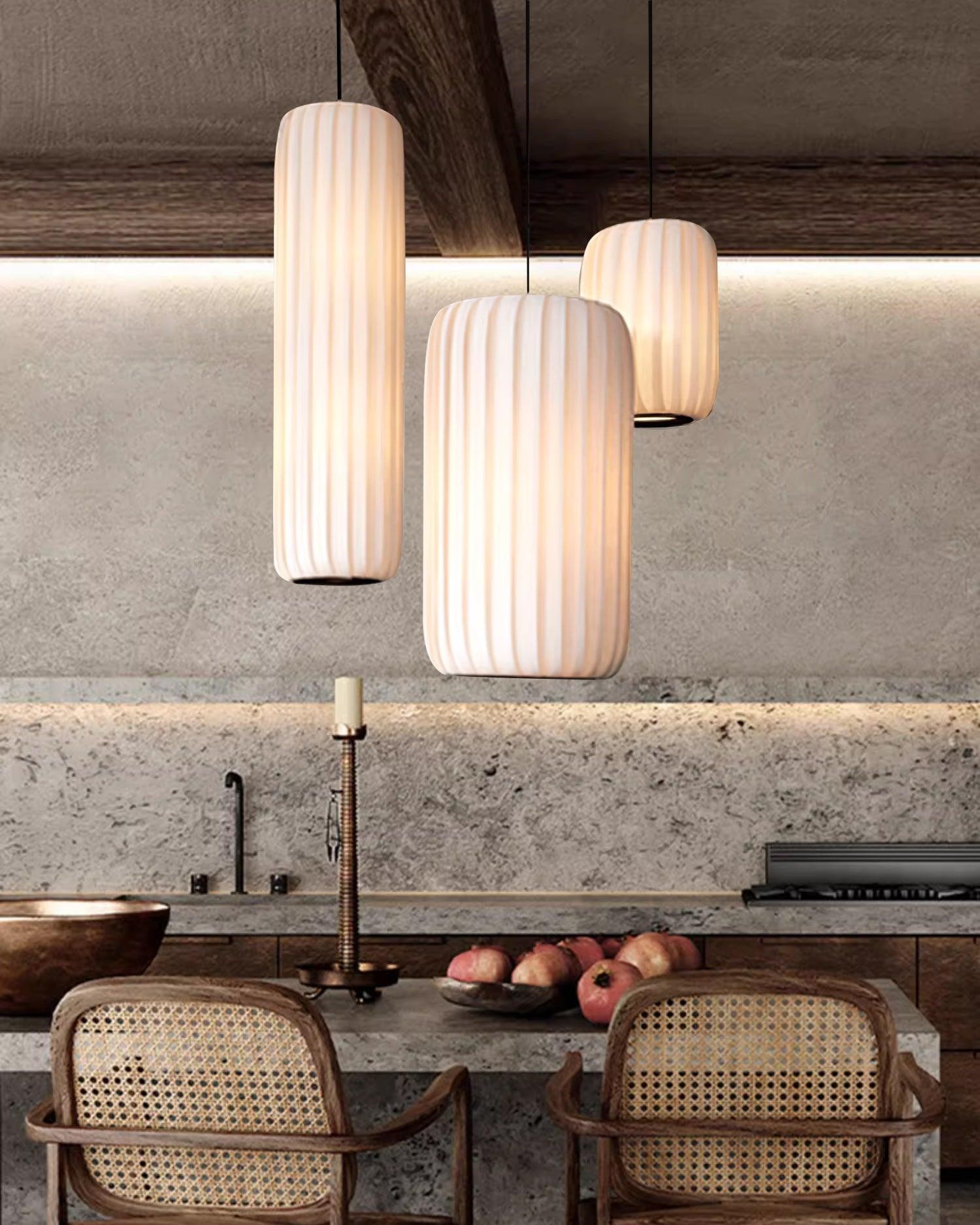 Scandinavian Minimalist Fabric Pendant Lamp M331