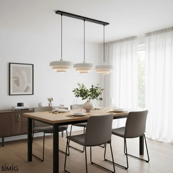 Triple Layer Disc Macaron Cake Pendant Light S90