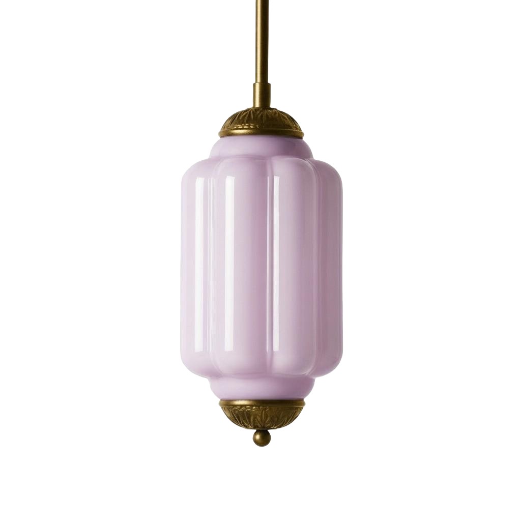 Eloise Simple Glass Irregular Lantern Pendant Lamp G23