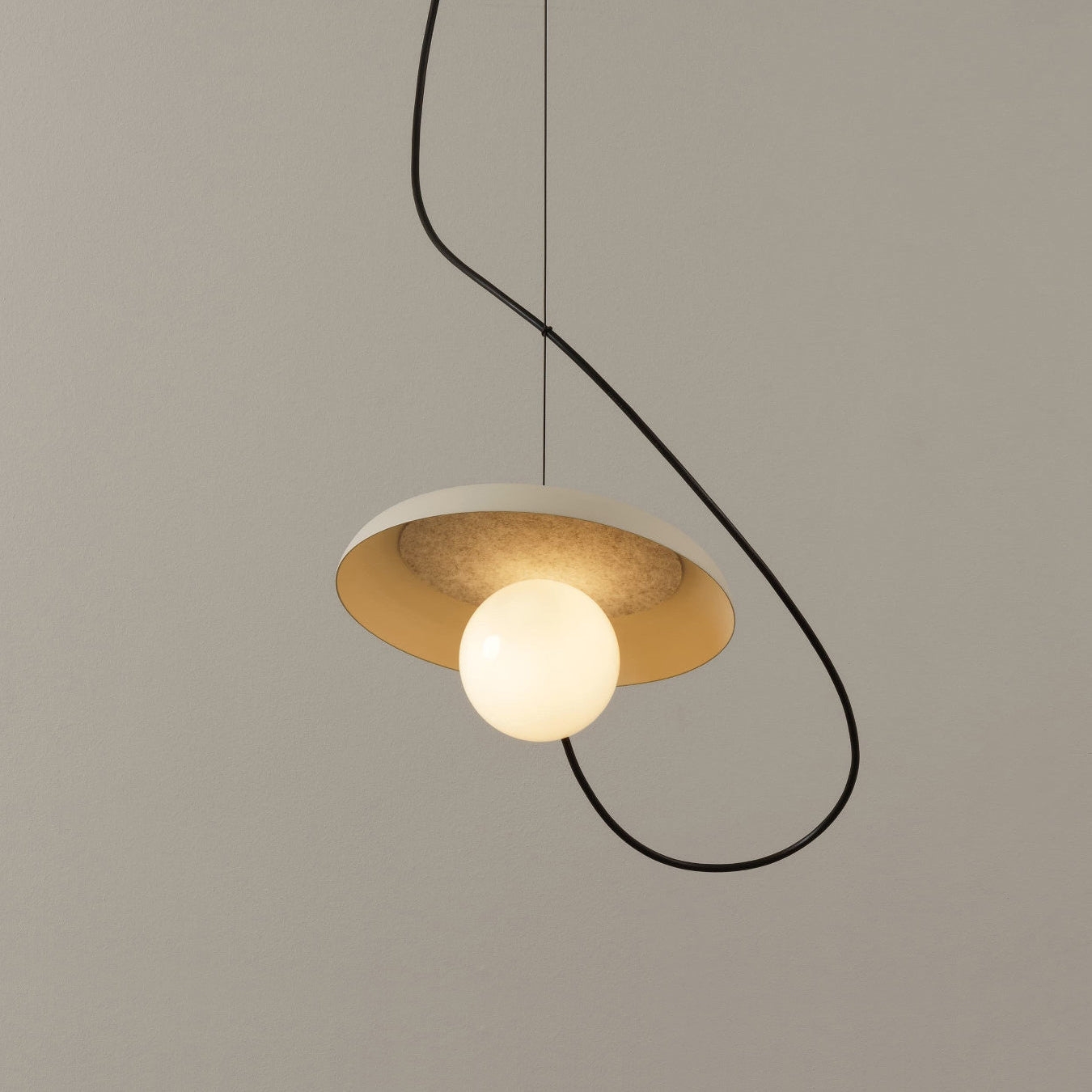 Acoustic Disc Pendant Lamp D448