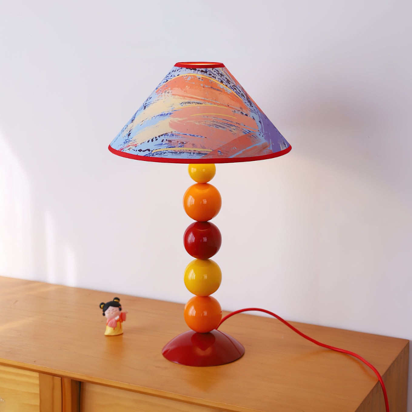 Retro Coloful Stacking Ball Table Lamp M329