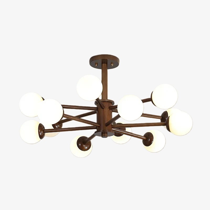 Orrise Molecular Design Ceiling Lamp - Artistic Branch Lighting Chandelier for Home Spaces T526