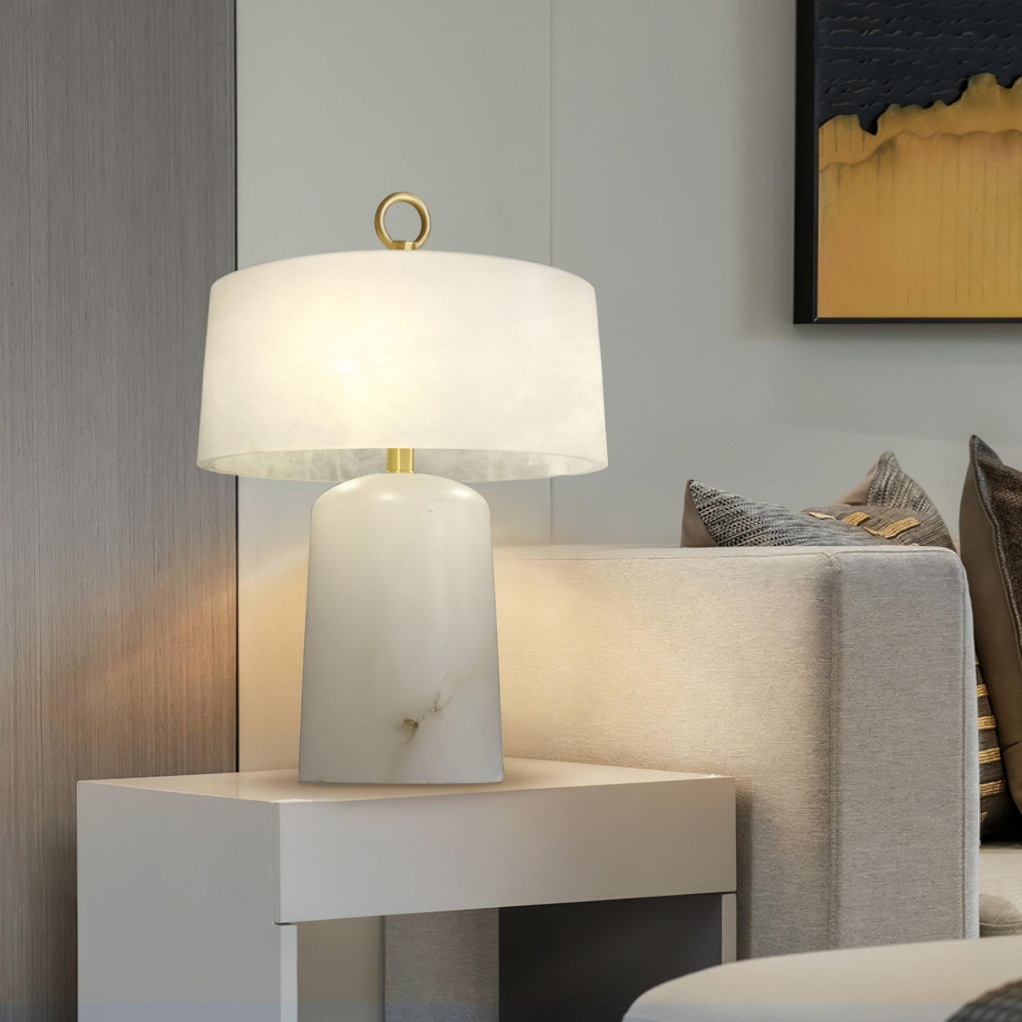 Light Luxury Style Marble Stone Table Lamp M583