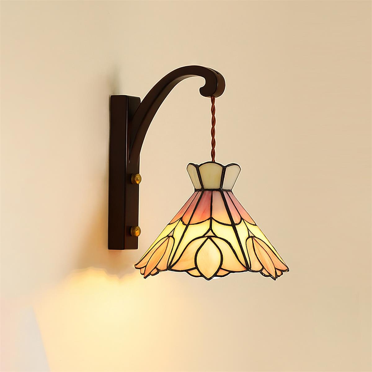 Serena Tiffany Plug In Wall Lamp D60