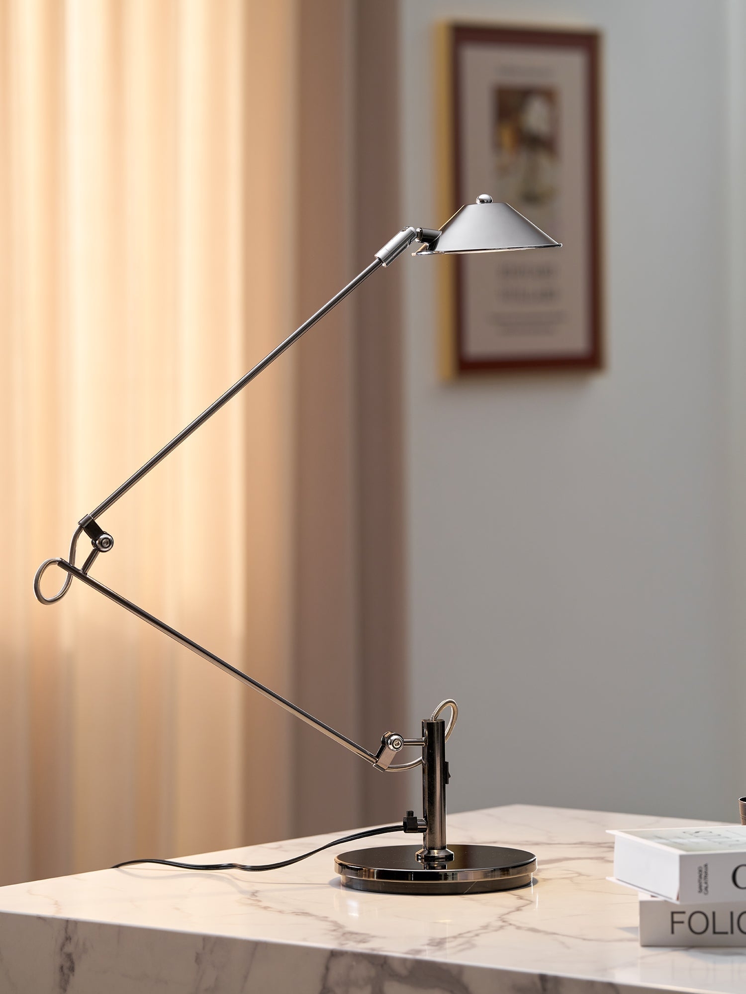 Adjustable Black Office Task Lamp D372