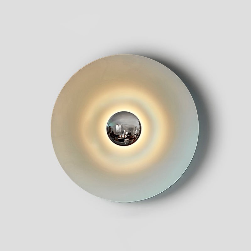 Simplicity Round Ginger Glow Wall Light S188