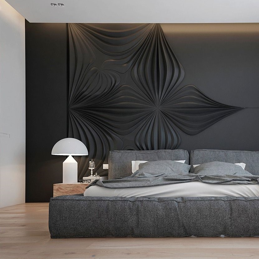 Modern Mushroom Metal Table Lamp for Bedroom