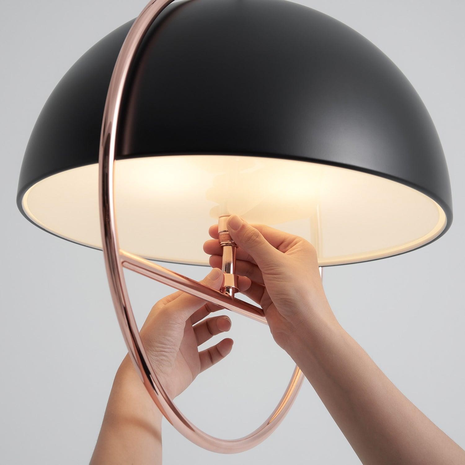 Nordic Hemispherical Ring Metal Pendant Lamp M551
