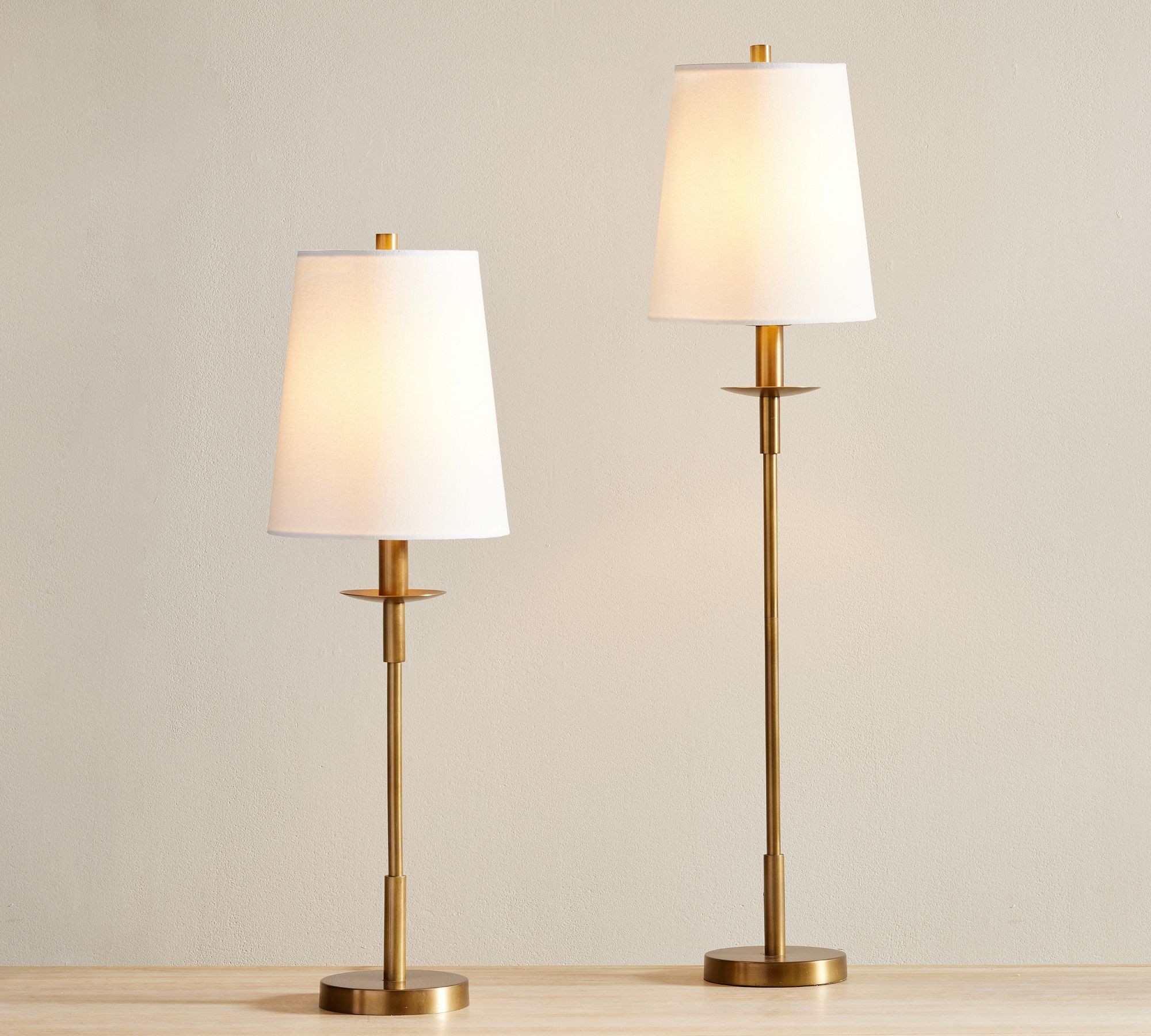 Rowan Modern Iron Table Lamp - Industrial Farmhouse Linen Bedside Reading Light T124
