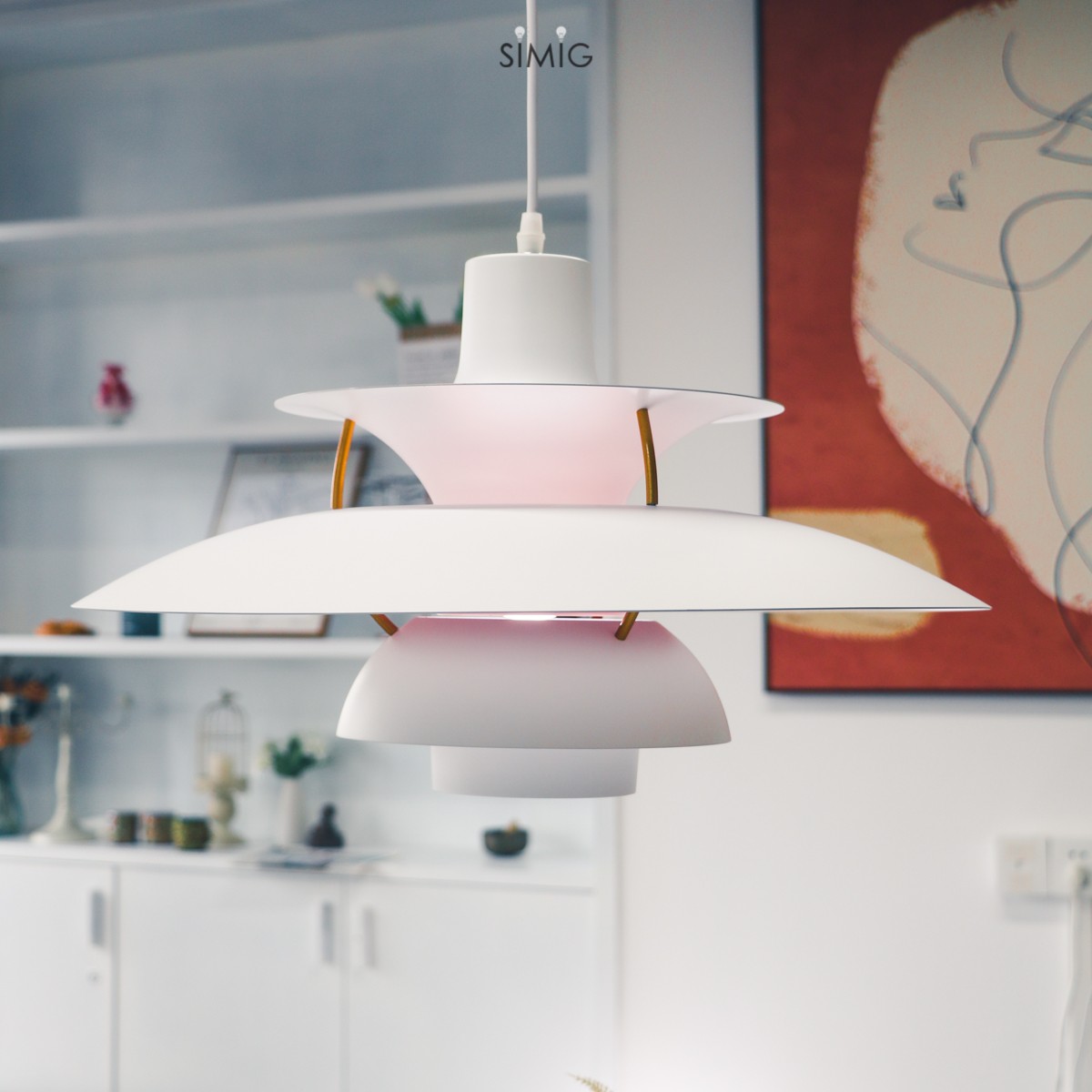Danish UFO Design Kitchen Pendant Lamp