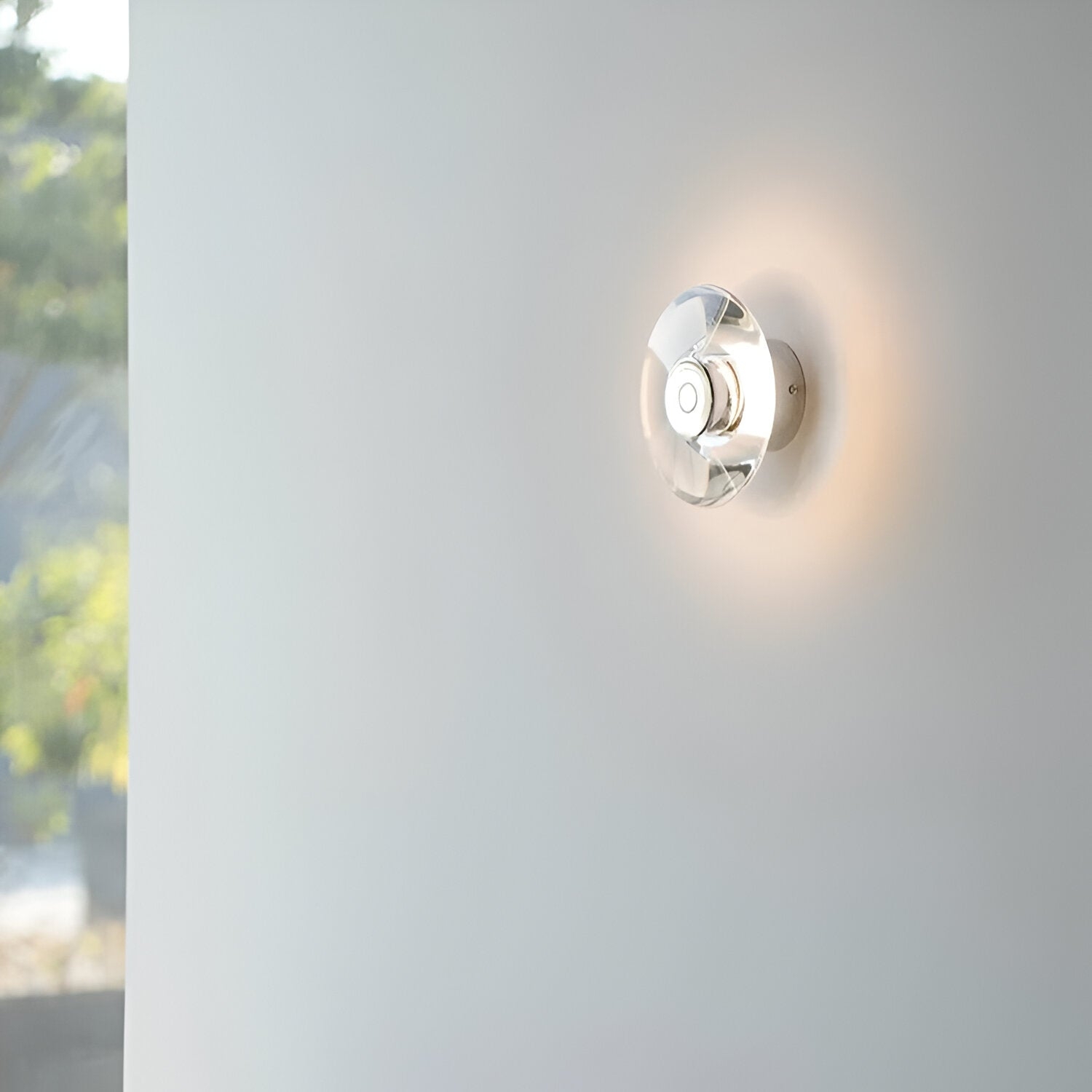 Italian Crystal Minimalist Clementine Wall Light D958