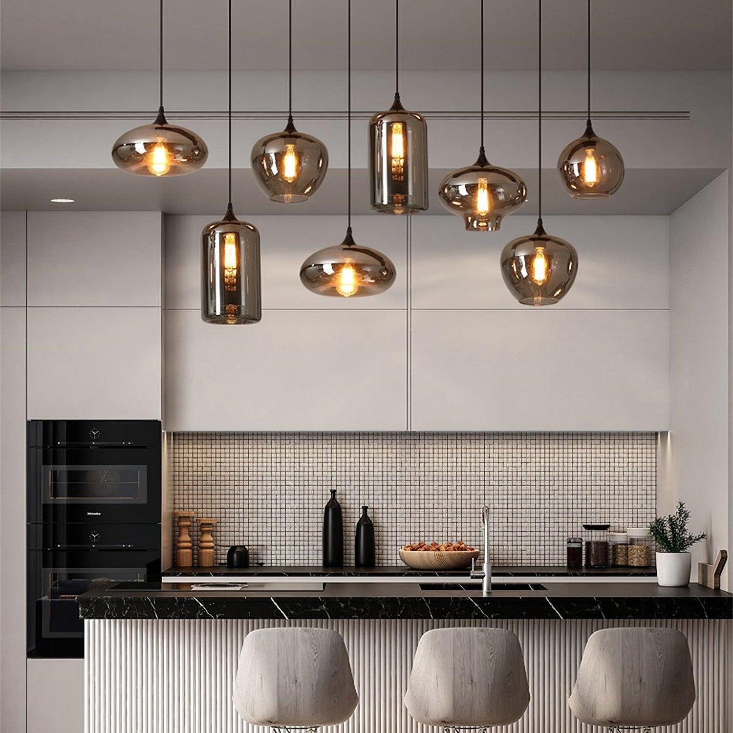 Bottle Pendant Light D363