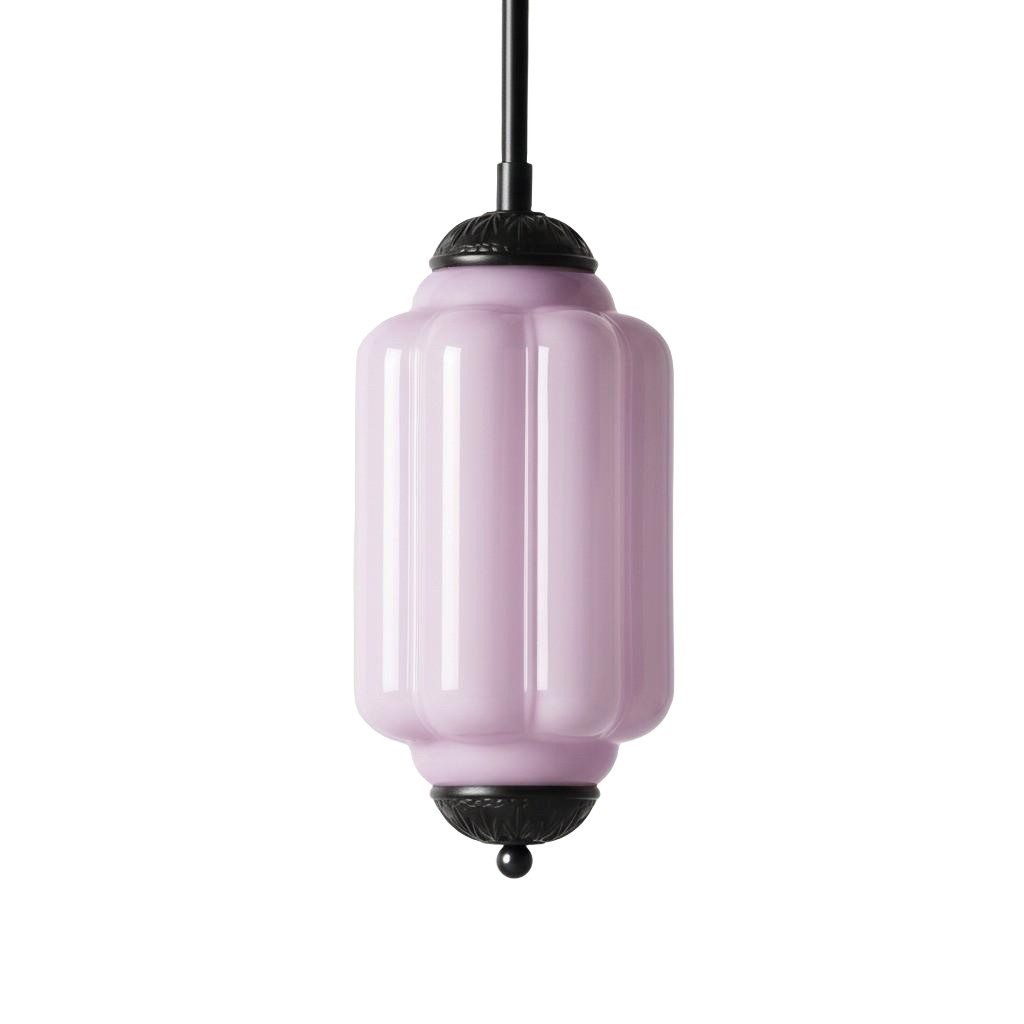 Eloise Simple Glass Irregular Lantern Pendant Lamp G23