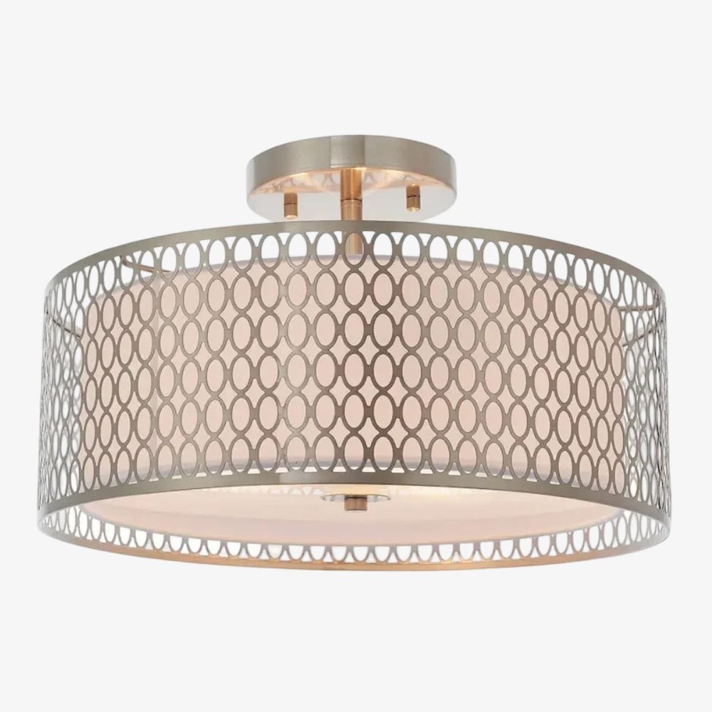 Modern 3 Light Mesh Design Ceiling Light - Dimmable for Living Room T467