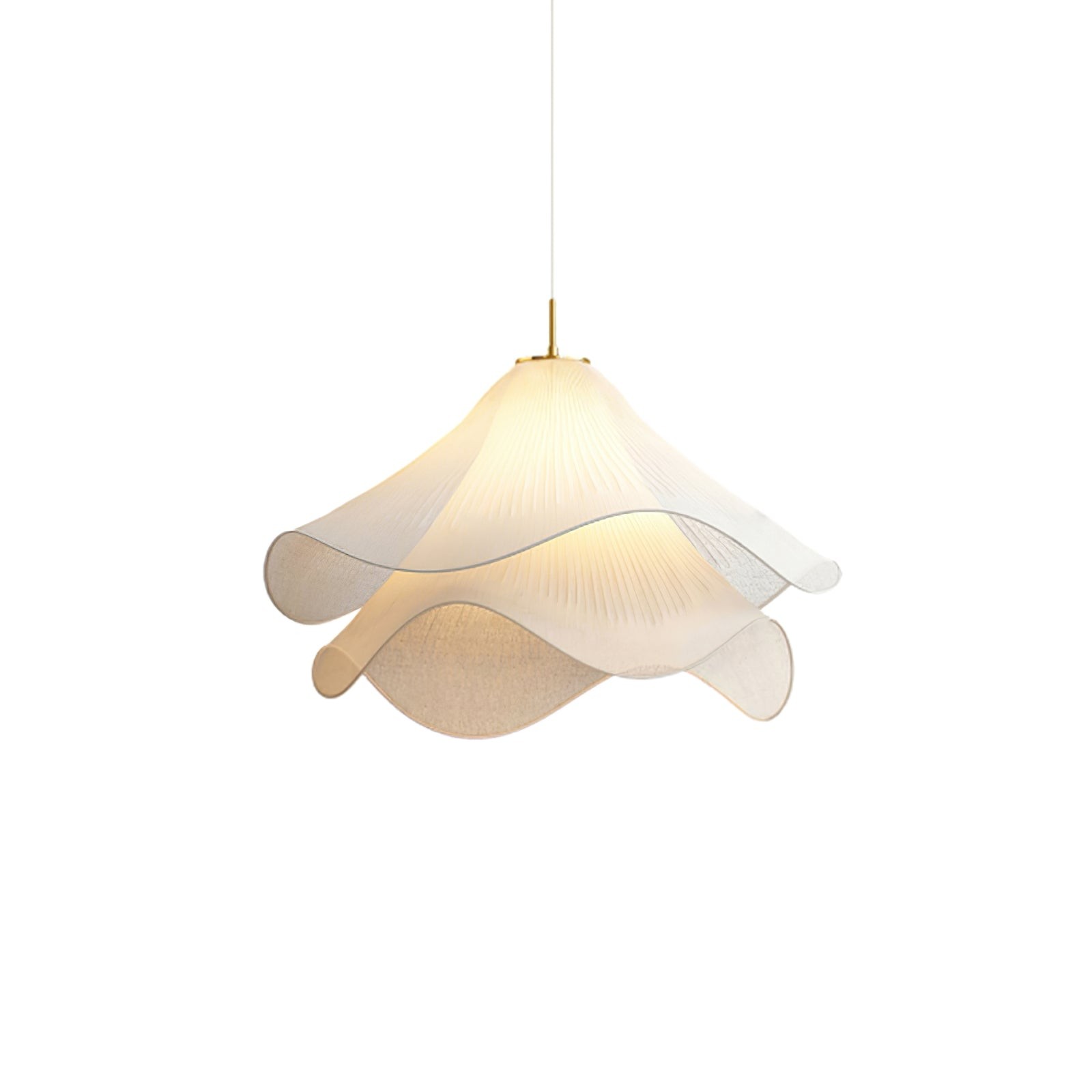 Ethereal Elegant Floral Pendant Light - Adjustable Modern Ceiling Fixture for Living Rooms T087