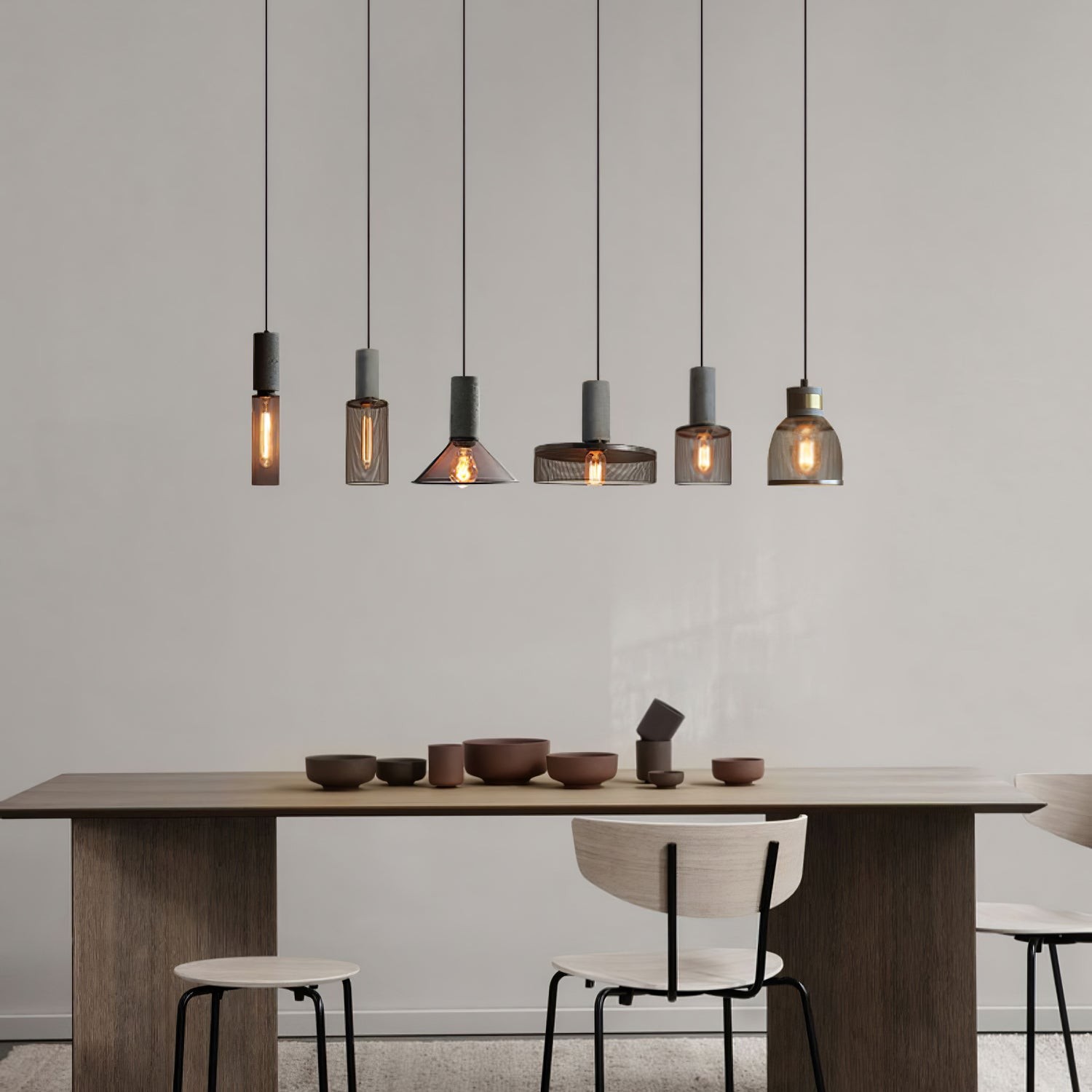 Cement Mesh Pendant Light M81