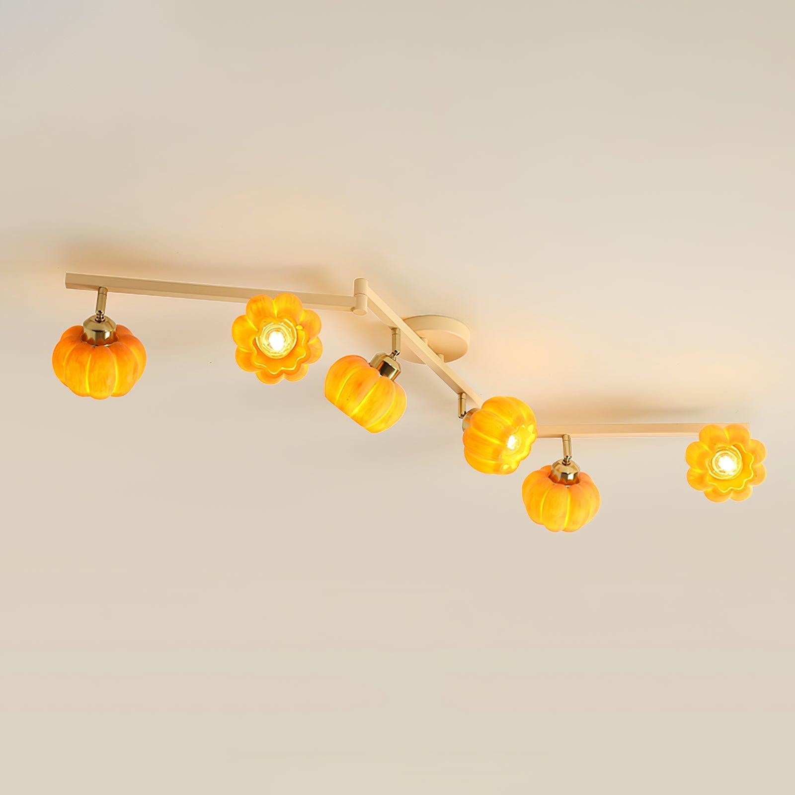 Pumpkin Flower Ceiling Lamp M315