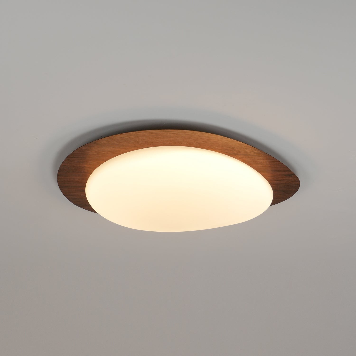 Pebble Walnut Ceiling Light M440