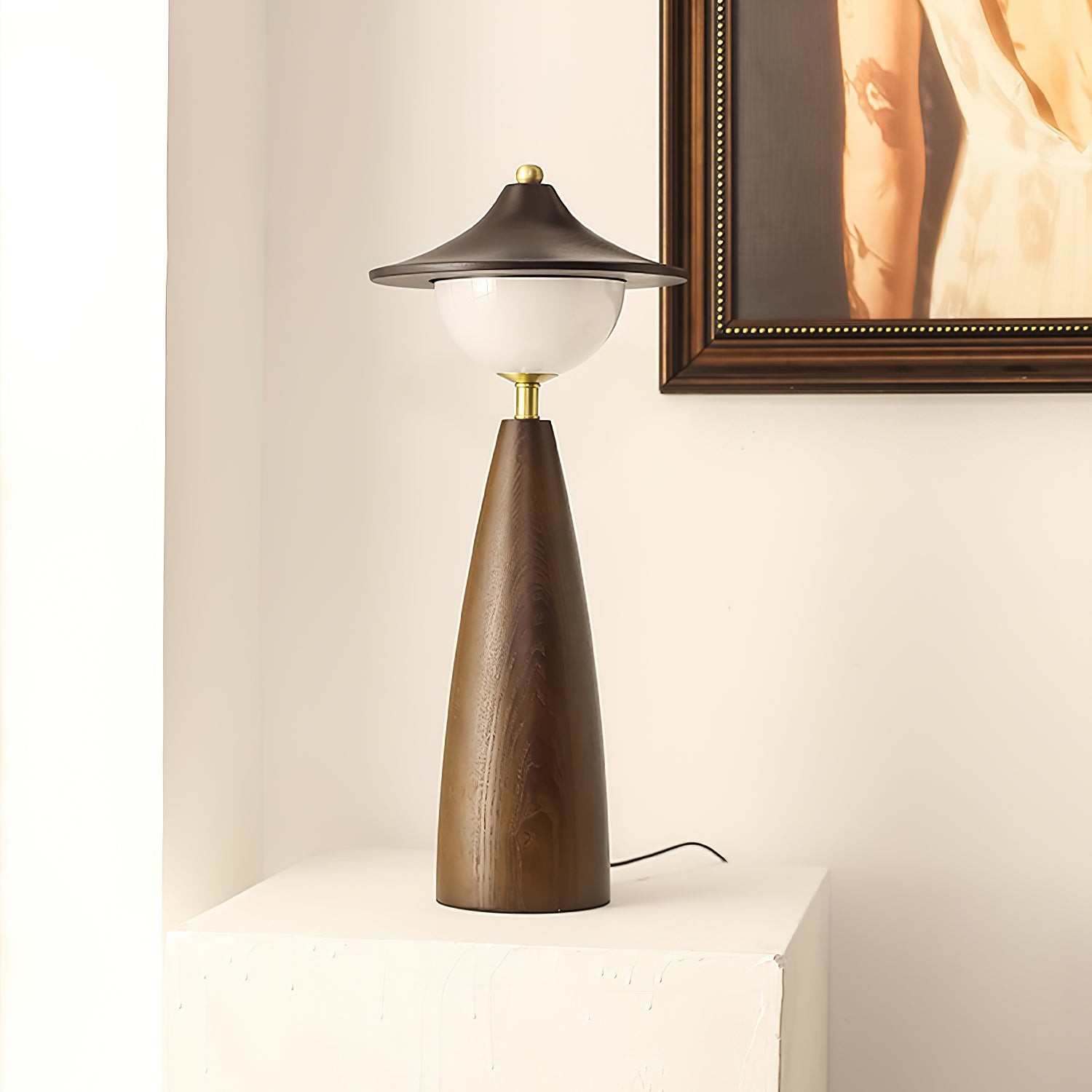 French Retro LED Bedside Table Lamp for Bedroom M326