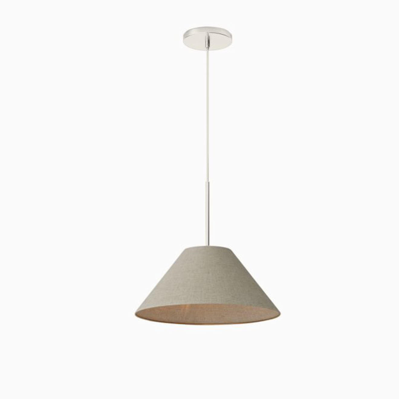 Conica Sculptural Fabric Cone Pendant Light - Modern Design for Dining Room T089