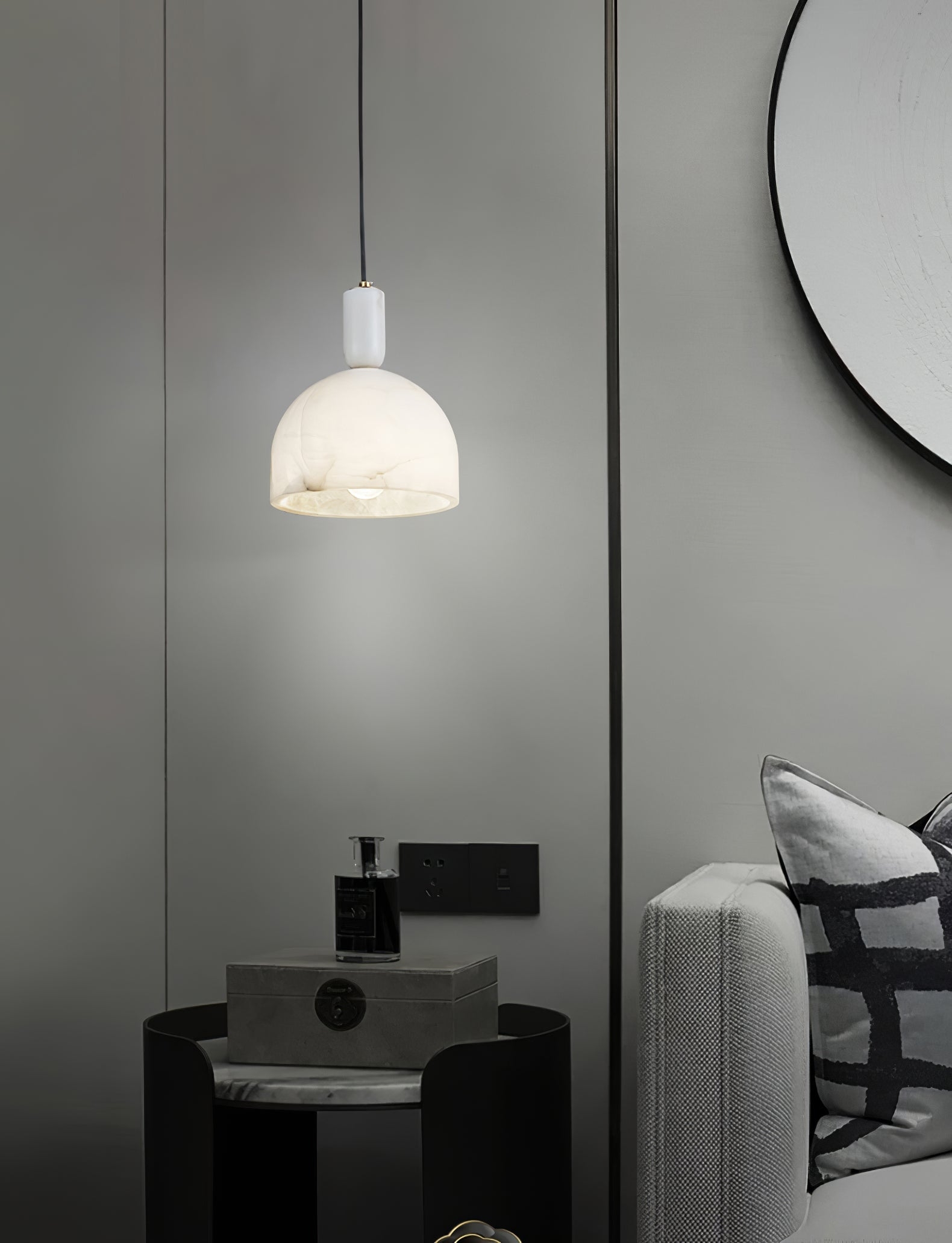 Blair Alabaster Pendant Light D355