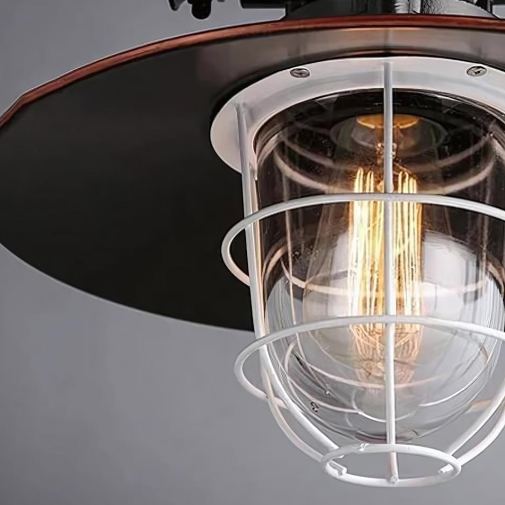 Brilliant Aluminum Industrial Ceiling Light D814