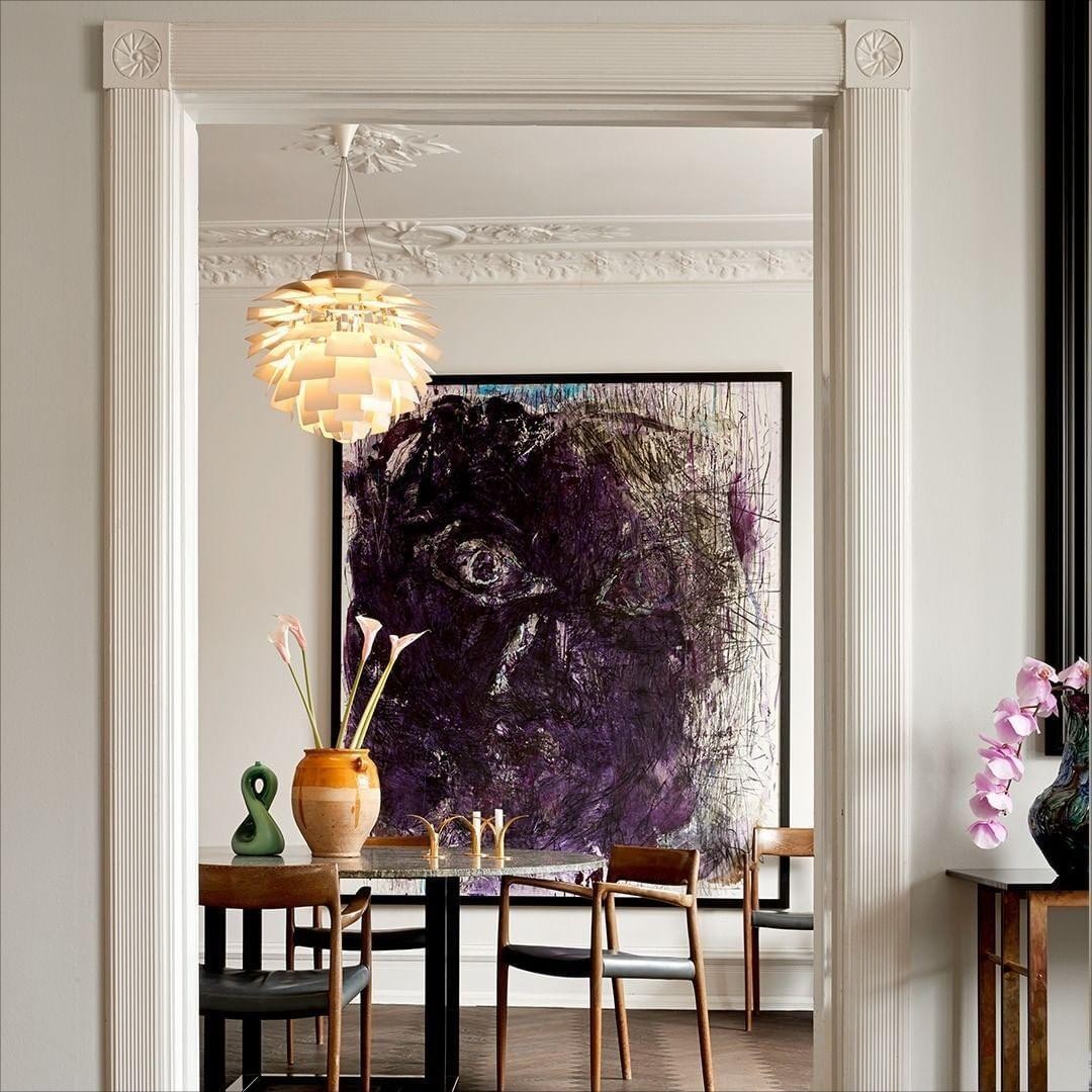 Modern Sculptural Layered Pendant Light