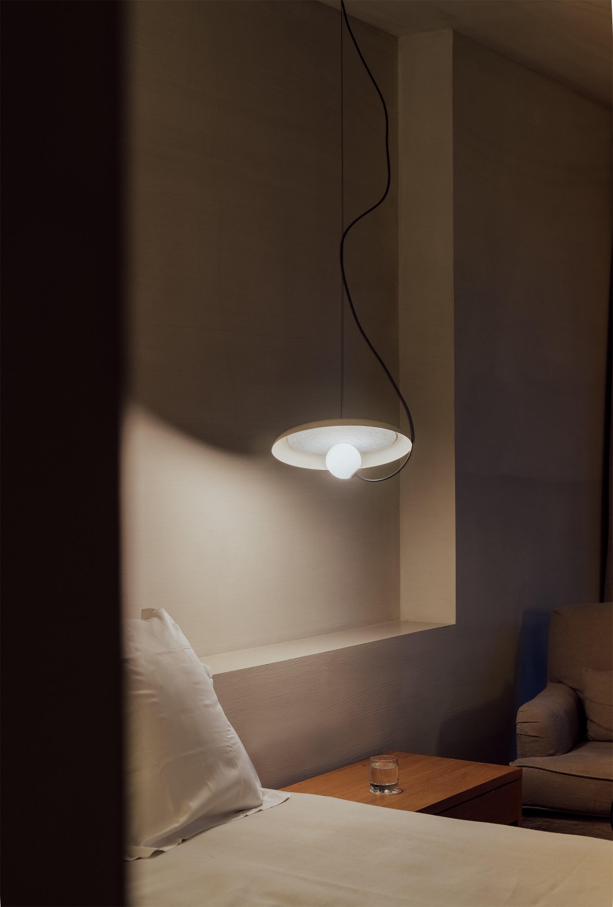 Acoustic Disc Pendant Lamp D448