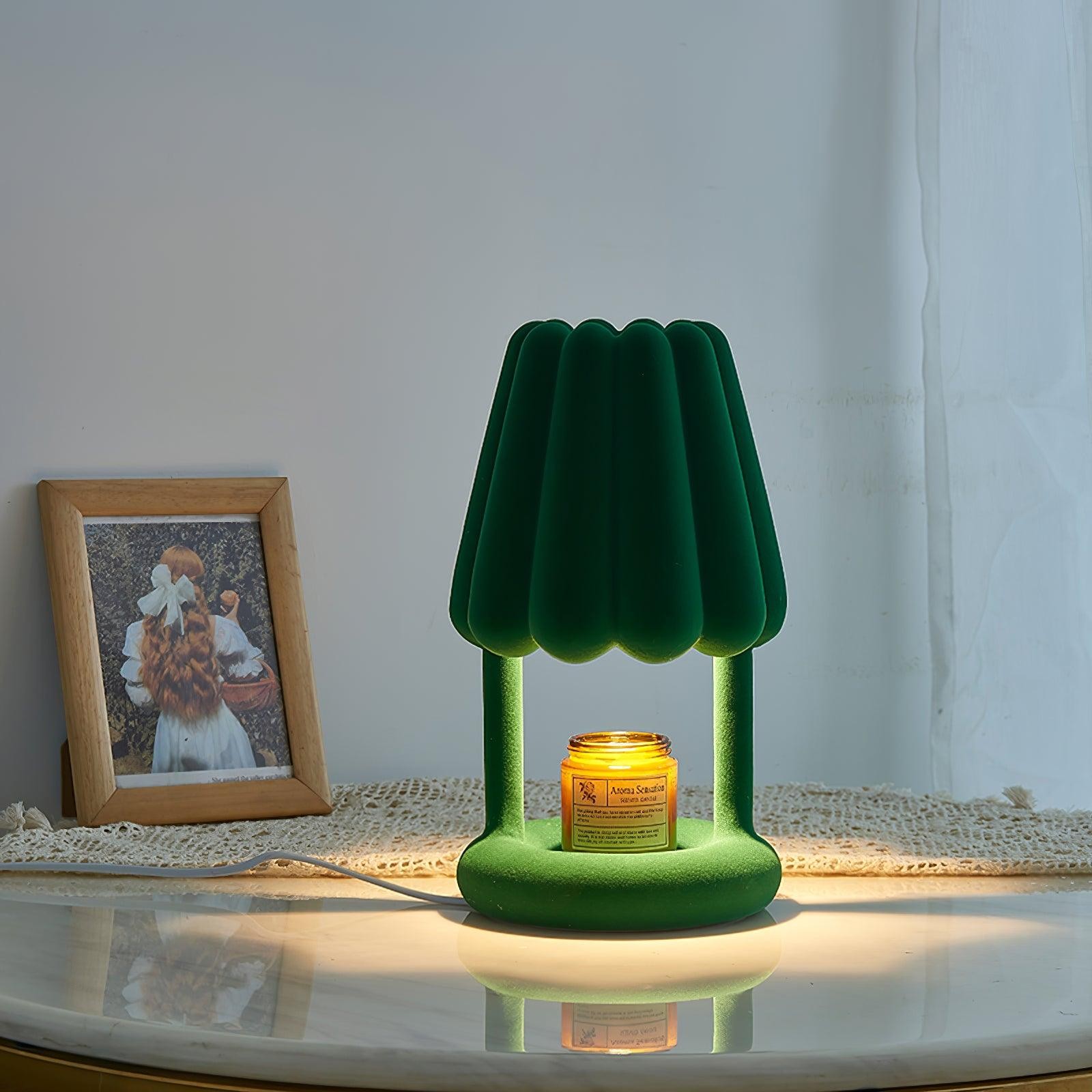 Ice Cream Flocked Resin Table Lamp M566