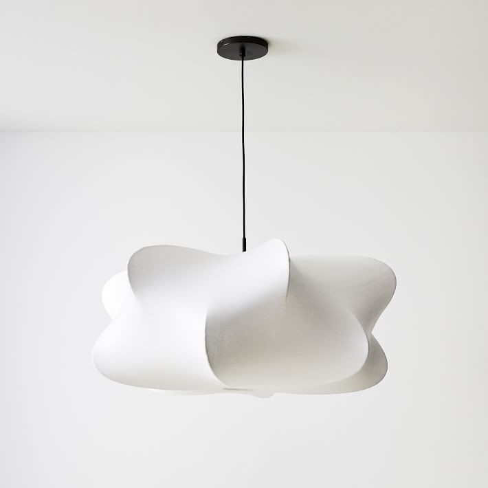 Havion Minimalist Pendant Lamp with Polymer Shade – Adjustable Height for Dining Rooms T065