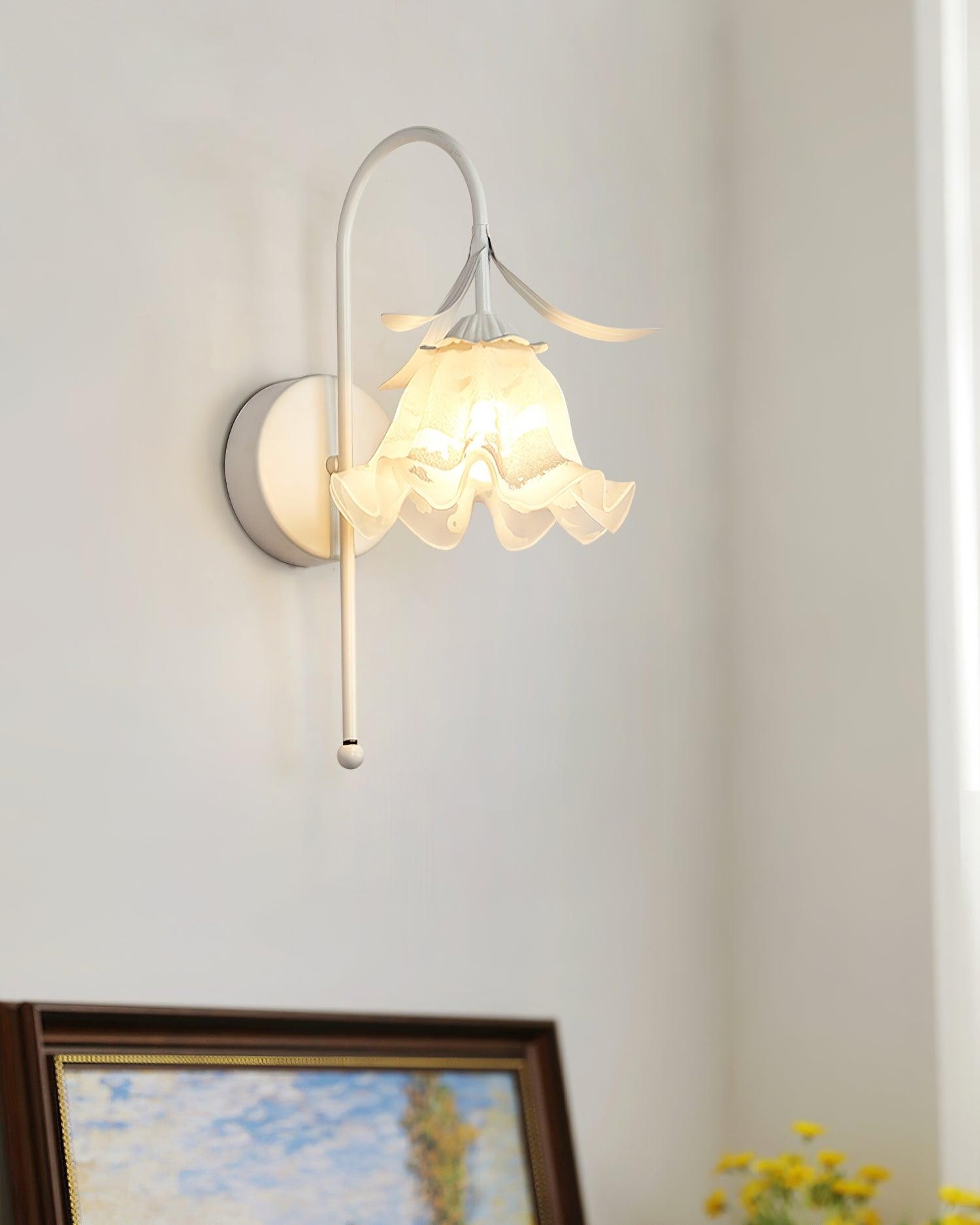 French Cream Style Flower Wall Lamp M146