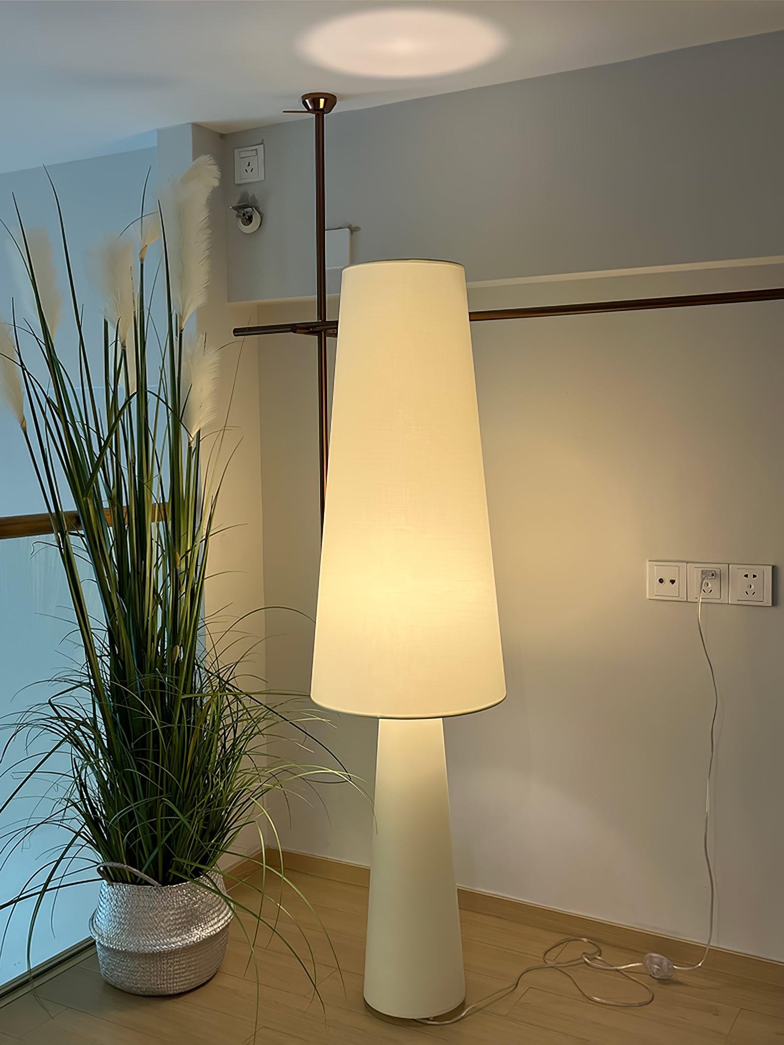 Column Fabric Floor Lamp Suitable For Living Room M76
