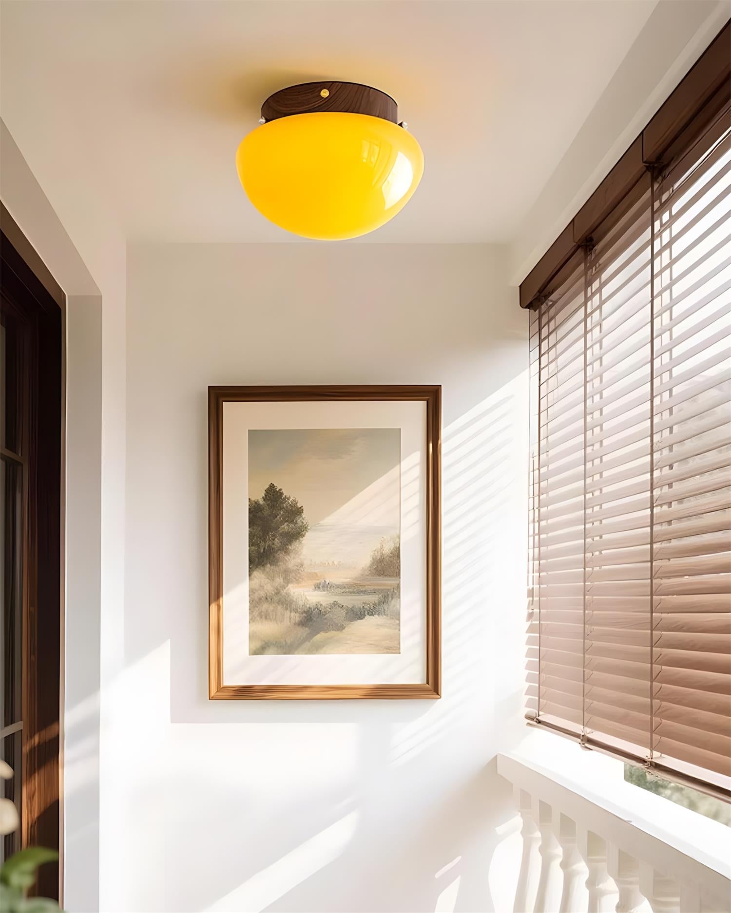 Honeyed Dome Ceiling Lamp D317